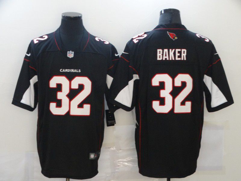 Men Arizona Cardinals #32 Baker Black Nike Limited Vapor Untouchable NFL Jerseys->arizona cardinals->NFL Jersey